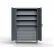 Strong Hold® Extra Heavy Duty Cabinet w/CompX Regulator Lock, 36"W x 24"D x 78"H, Dark Gray
