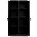Stronghold Heavy Duty Double Shift Cabinet, 6 Shelves, 18 Gauge, 36"W x 24"D x 72"H, Black