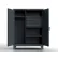 Strong Hold® Heavy Duty Uniform Cabinet w/3 Shelves, Pegboard, 48"W x 24"D x 66"H, Dark Gray