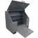 Strong Hold® Extreme Duty Job Site Box w/ Ramp, 3 Shelves, 60"W x 36"D x 48"H, Dark Gray