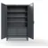 Strong Hold® HD Combination Cabinet w/SecuRam ProLogic L22 Lock, 48"W x 24"D x 78"H, Dark Gray