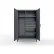 Strong Hold® Extreme Duty Uniform Cabinet w/ 4 Shelves, 48"W x 24"D x 78"H, Dark Gray