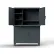 Strong Hold® Multi-Compartment Computer Cabinet w/ 4 Shelves, 60"W x 24"D x 78"H, Dark Gray