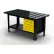 Strong Hold® Weld Fixture Table, 70"W x 36"D x 37"H, Black