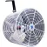 Versa-Kool 12" Circulation Fan VK12, w/Tapered Guards, Cord & Mount, 115/230V, 1470 CFM