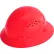 Jackson Safety Advantage Full Brim Hard Hat, Vented, 4-Pt. Ratchet Suspension, Red