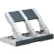 Swingline® 75-Sheet Heavy-Duty High-Capacity 3-Hole Adjustable Punch, 9/32" Holes, Putty/Gray
