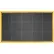 Global Industrial™ Drainage Mat, 2'W x 3'L, 7/8" Thick, Black/Yellow Border