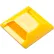 102235 Temporary Pavement Marker, 4" x 4", Amber, 1 Slide