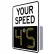 Tapco 138840 EV 11" Radar Feedback Sign, Your Speed, Hip White Face, 23" x 29"