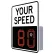 Tapco 138890 EV 12" Radar Feedback Sign, Your Speed, Hip White Face, 23" x 29"