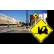 2180-05476 BlinkerSign® Flashing LED "Forklift Symbol" Sign, 30"W, Yellow, Solar