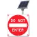 2180-C00067 BlinkerSign® Flashing LED Do Not Enter Sign R5-1, 30"W, Red, Solar