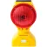 5785445 Individual Solar LED Barricade Light, Red, 3-Way On/Off Switch