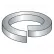 1/4" Split Lock Washer - .26/.252" I.D. - .062" Thick - Steel - Zinc - Grade 2, Made in USA, 100 Pk