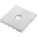1/2" Square Plate Washer - 9/16" I.D. - 1/8" Thick - Steel - Galvanized - Grade 2 - Pkg of 25