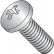 M2 x 0.4 x 4mm - Machine Screw - Phillips Pan Head - 304 Stainless Steel - DIN 7985 - Pkg of 100
