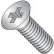 M4 x 0.7 x 12mm - Machine Screw - Phillips Flat Head - 304 Stainless Steel - DIN 965 - Pkg of 100