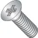 M3 x 0.5 x 30mm Machine Screw - Phillips Flat Head - Steel - Zinc - DIN 125B - Pkg of 100
