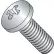 M3 x 0.5 x 8mm Machine Screw - Phillips Pan Head - Steel - Zinc - DIN 125B - Pkg of 100