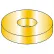 1-1/4" Flat Washer - SAE - Extra Thick - 1-3/8" I.D. - Steel - Yellow Zinc - Grade 8 - Pkg of 20