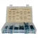 160 Piece Concrete Masonry Screw Assortment - #10 (3/16) to 1/4" - Hex Washer Head - Blue