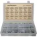 330 Piece Machine Screw Assortment - #6 to 1/4" - Slotted Round Head - Steel - Zinc Plated