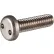 1/4-28 x 7/8" Tamper-Proof Security Spanner Machine Screw - Pan Head - 18-8 Stainless Steel - 100 Pk