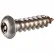 #12AB x 2-1/2" Security Sheet Metal Screw - Button Torx Head - 18-8 Stainless Steel - Pkg of 50