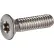1/4-20 x 1/2" Security Machine Screw - Flat Undercut Torx Head - 18-8 Stainless Steel - 100 Pk