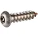 #8A x 1" Tamper-Proof Security Sheet Metal Screw - Button Torx Head - 18-8 Stainless Steel - 100 Pk
