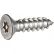#8AB x 1" Tamper-Proof Security Sheet Metal Screw - Flat Torx Head - 18-8 Stainless Steel - 100 Pk