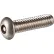 1/2-13 x 1" Tamper-Proof Security Cap Screw - Button Socket Head - 18-8 Stainless Steel - Pkg of 10