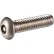 M6 x 1.0 x 20mm Tamper-Proof Security Cap Screw - Button Socket Head - 18-8 Stainless Steel - 100 Pk