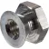 1/4-20 Tamper-Proof Security Breakaway Nut - Non-Removable - Aluminum - Made In Taiwan - Pkg of 100