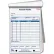 Tops® Receiving Record Book, 3-Part Carbonless, 5-9/16" x 8-7/16", White/Canary, 50 Sets/Book