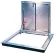 Bilco® Non-Drainage Angle Frame K-2, Single Leaf, Aluminum, 30"W x 30"H Door Opening