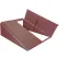 Bilco® Basement Door SZ CGPC4, Flat Areaway, 56-3/4"L X 7-1/2"W, Size C, Powder Coated Brick