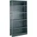 Tri-Boro T-Bolt 6 Shelf, 20 Ga Closed Solid Steel Shelving, Add On, 36"Wx18"Dx87"H, Dark Gray