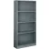 Tri-Boro Boxer 5 Shelf, 18 Ga Closed Perforated Steel Shelving, Starter, 36"Wx18"Dx73"H, Dark Gray