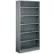 Tri-Boro Boxer 5 Shelf, 18 Ga Closed Perforated Steel Shelving, Starter, 36"Wx18"Dx97"H, Dark Gray
