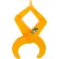 Rig-Master Pipe Tongs, 1000 Lbs. Capacity, Yellow, Steel, Fixed Diameter 5", 1.31" Opening