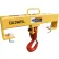 Lif-Truc Fork Lift Beam, Double Fork, Single Swivel Hook, 10, 000lb., 24" Dim A Size