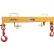 Lif-Truc Fork Lift Beam, Double Fork, Double Swivel Hook, 10, 000lb.