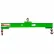 Caldwell 416-1/2-2, Composite Adjustable Spreader Lifting Beam, 1/2 Ton Capacity, 2' Hook Spread