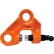Renfroe Vertical Lifting, Locking, Screw Clamp, Orange, Steel, 4000 Lbs Capacity, 1-1/2" Opening