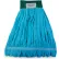 O'Dell Echofiber® Microfiber Loop Mop - Medium Blue - Pkg Qty 12