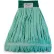 O'Dell Echofiber® Microfiber Loop Mop - Medium Green - Pkg Qty 12
