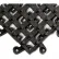Wearwell® ErgoDeck® Integrated Open Cleats 7/8" Thick 1.5' x 1.5' Black - Case of 10