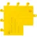 Wearwell® ErgoDeck® Heavy Duty Inside Corner 7/8" Thick 9" x 9" Yellow